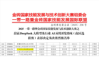 喜报：ued官网学子在2025一带一...